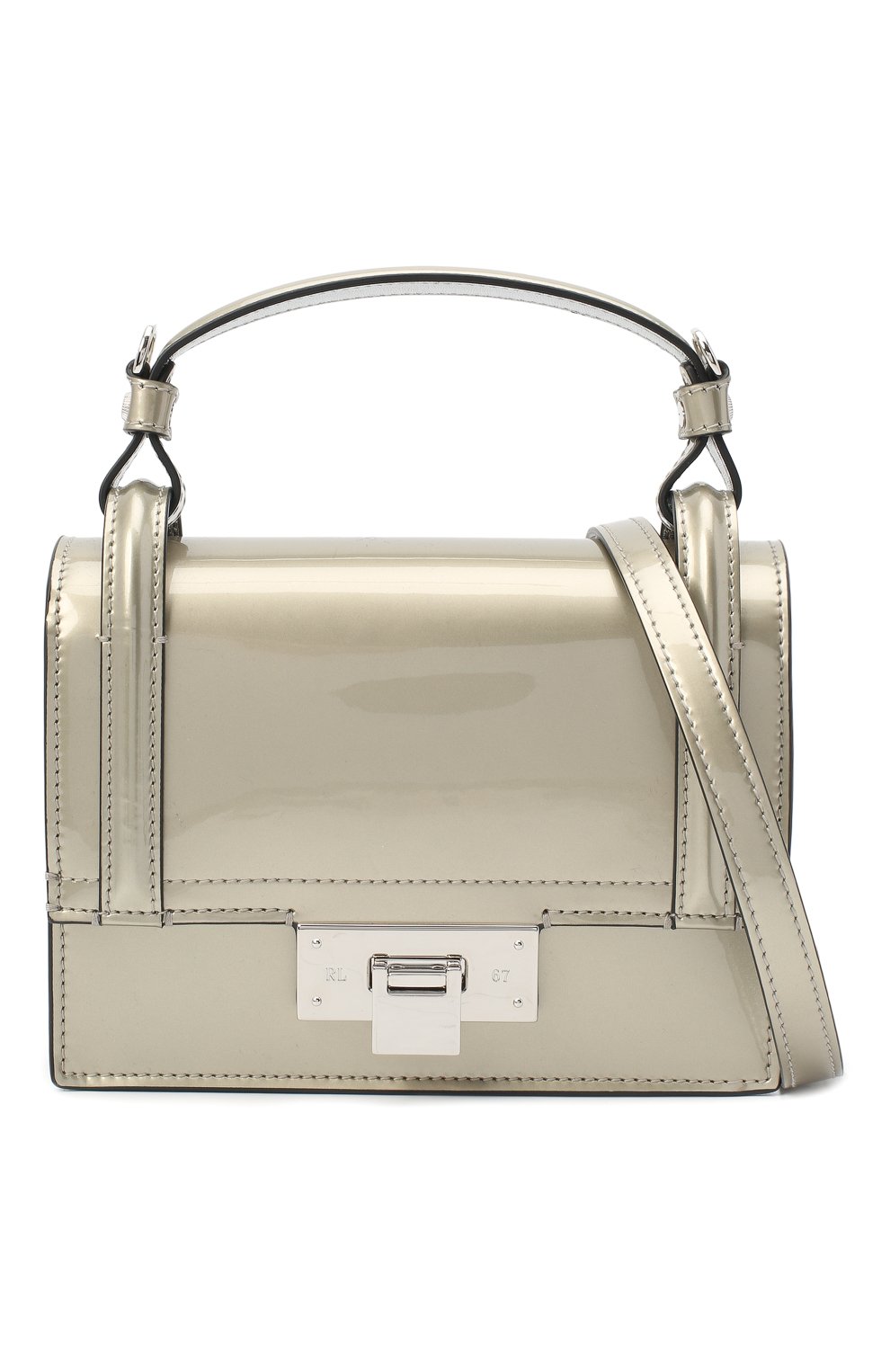 Сумка hinge RALPH LAUREN серебряного цвета по цене 173500 руб., арт. 435818327, фото 6 Сумка hinge RALPH LAUREN, арт. 435818327, фото 6