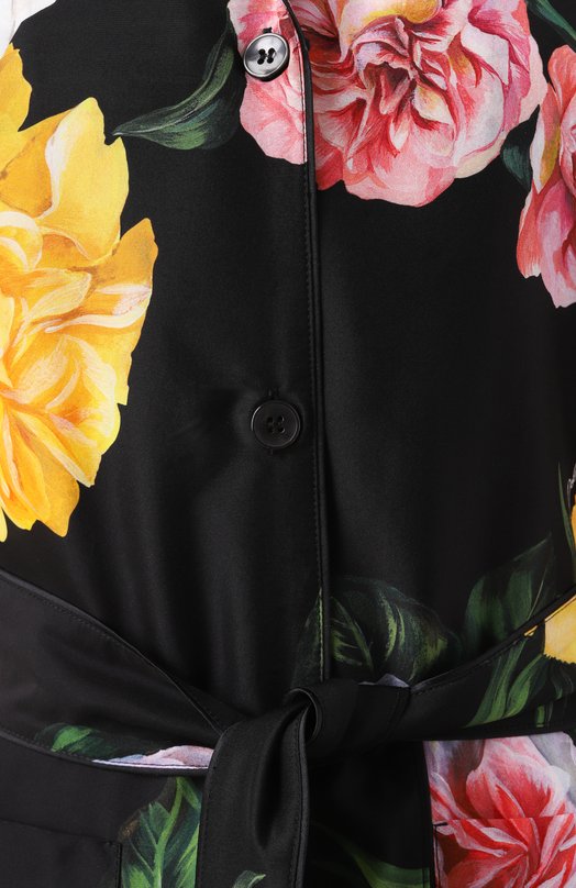 Шелковая блузка Dolce & Gabbana F5I89T/IS1XJ Разноцветный  F5I89T/IS1XJ Фото 6