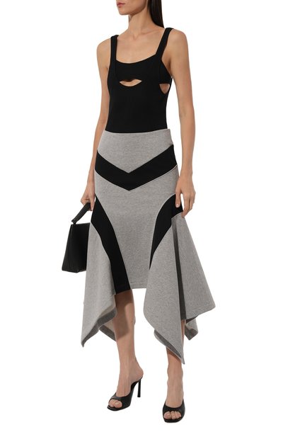 Хлопковая юбка THE ATTICO, арт. 247WCS254, фото 2