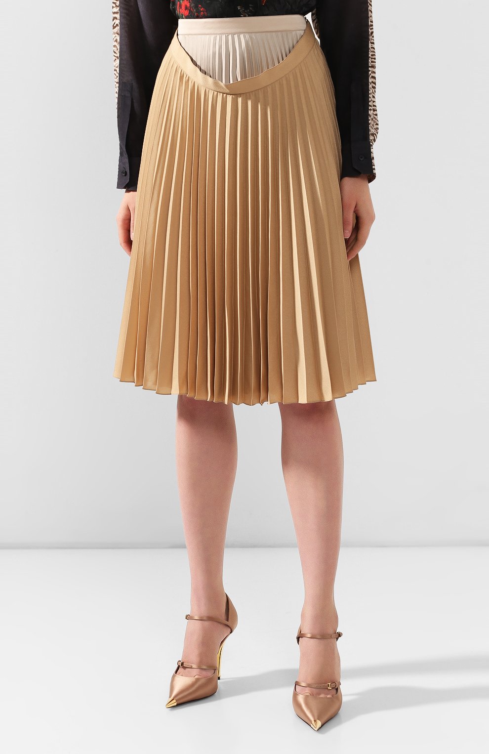 Плиссированная юбка BURBERRY, арт. 4560875, фото 3
