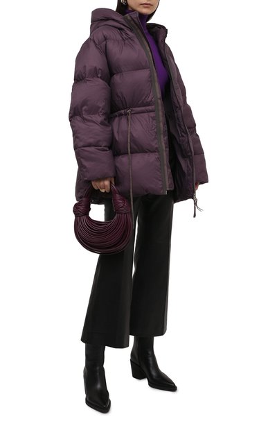 Пуховик ACNE STUDIOS фиолетового цвета по цене 155000 руб., арт. A90286, фото 2 Пуховик ACNE STUDIOS, арт. A90286, фото 2
