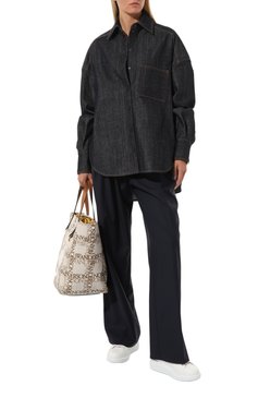 Кожаные кеды oversized ALEXANDER MCQUEEN, арт. 718139/WIBN2, фото 1