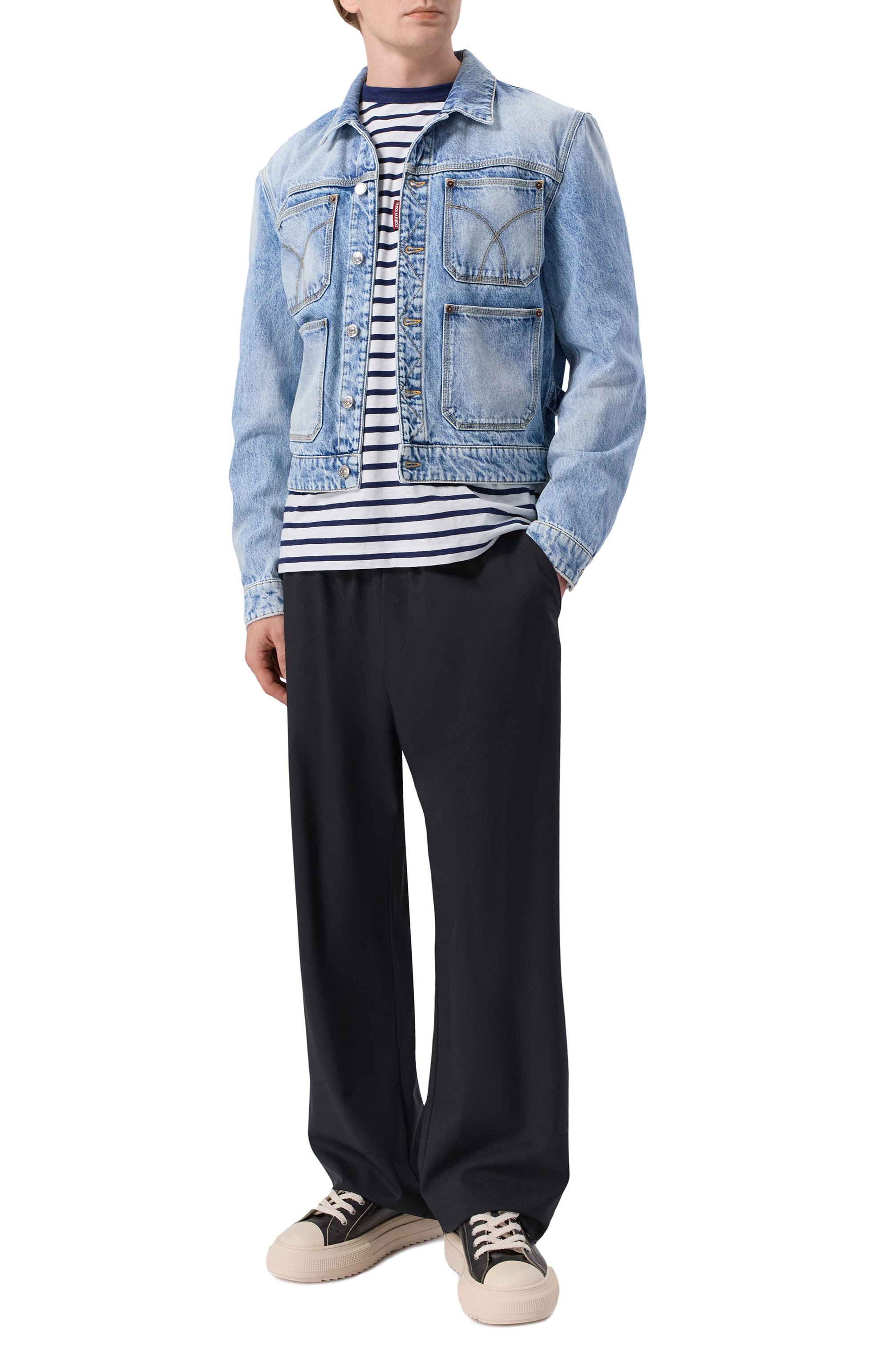 Джинсовая куртка DSQUARED2, арт. S74AM1686/S30839, фото 2