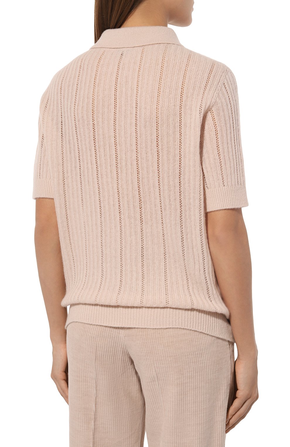 Поло из шерсти и шелка KITON, арт. D5871032954, фото 4