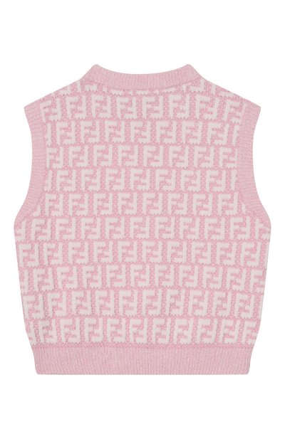 Жилет из хлопка и вискозы FENDI, арт. JFG241/AVW7/8A-12+