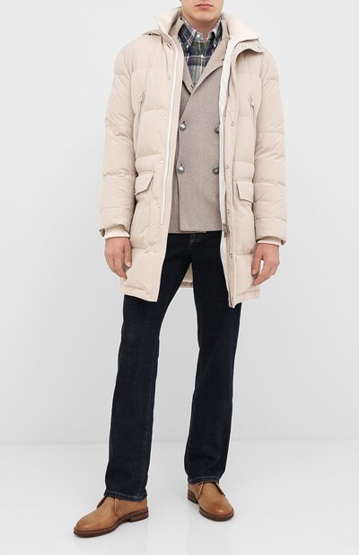 Пуховик BRUNELLO CUCINELLI кремового цвета по цене 457500 руб., арт. MD4791757, фото 2 Пуховик BRUNELLO CUCINELLI, арт. MD4791757, фото 2