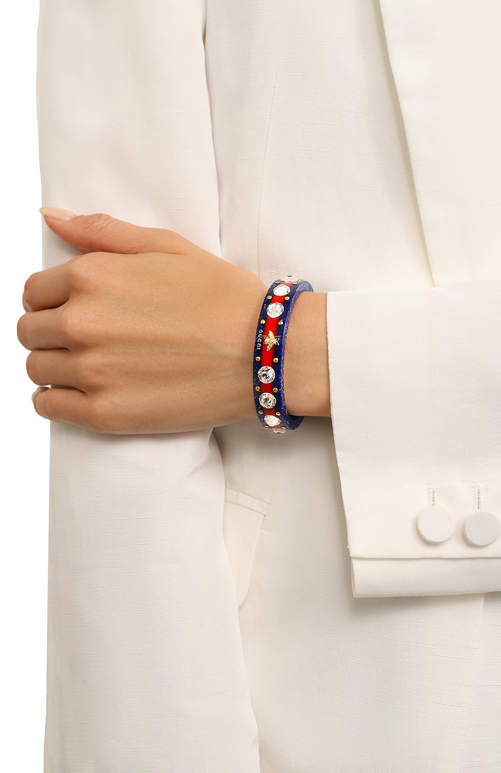 Браслет GUCCI синего цвета по цене 57000 руб., арт. 482241 I7748, фото 2 Браслет GUCCI, арт. 482241 I7748, фото 2