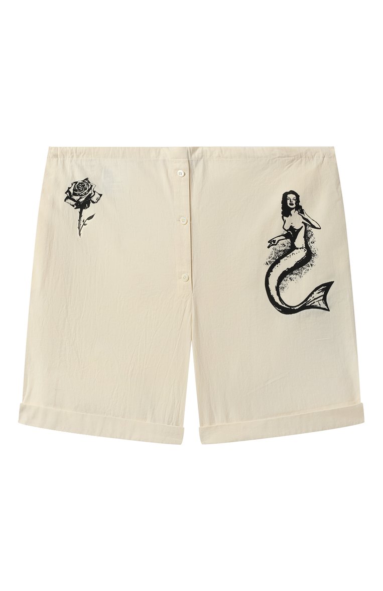 Хлопковые шорты PRADA, арт. P225G-10M6-F0304, фото 1