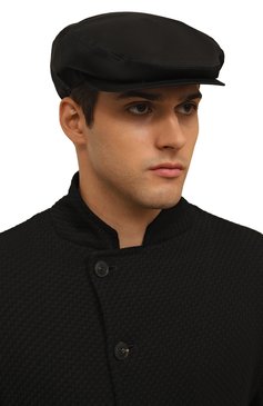 Мужская хлопковое кепи DOLCE & GABBANA черного цвета, арт. GH587A/GI435 | Фото 2 (Нос: Не проставлено; Материал сплава: Проставлено; Материал: Хлопок, Текстиль)
