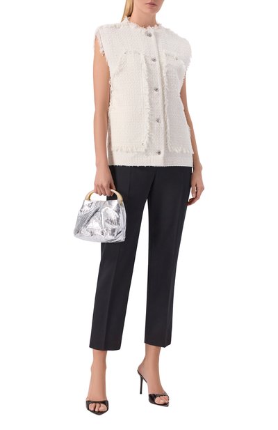 Женский жилет из хлопка и вискозы MSGM, арт. 4041MDW02/267111