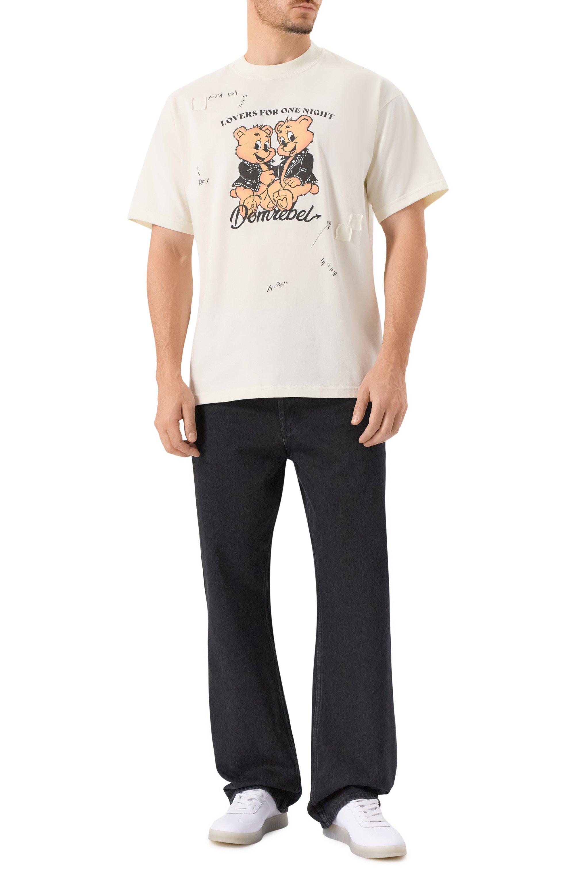 Хлопковая футболка DOMREBEL, арт. M 0NE NIGHT, фото 2