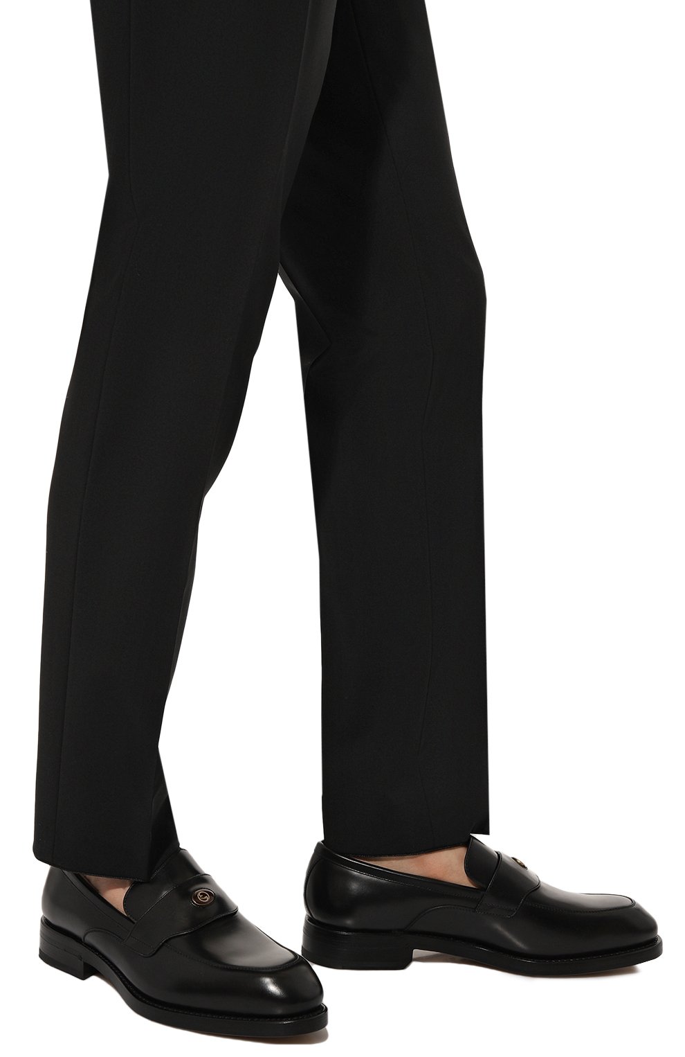 Кожаные лоферы GUCCI, арт. 758635/0GQ00, фото 3