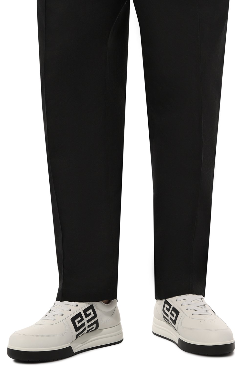 Кожаные кеды g4 GIVENCHY белого цвета по цене 65750 руб., арт. BH007W, фото 3 Кожаные кеды g4 GIVENCHY, арт. BH007W, фото 3