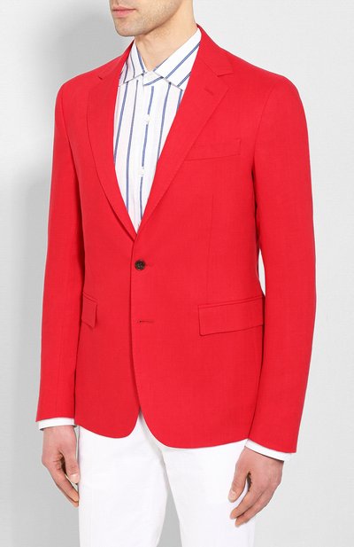 Льняной пиджак RALPH LAUREN, арт. 798800235, фото 3