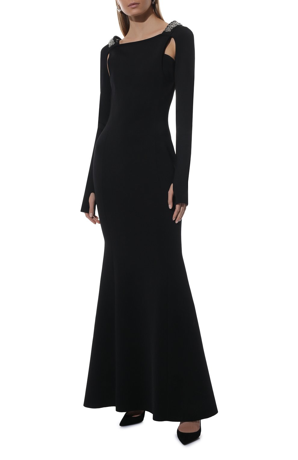 Платье из вискозы GIVENCHY, арт. BW21AH4ZBS, фото 2