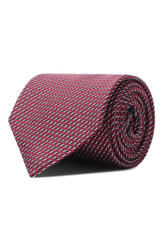 Шелковый галстук Brioni O61D00-PC465 Бордовый O61D00-PC465