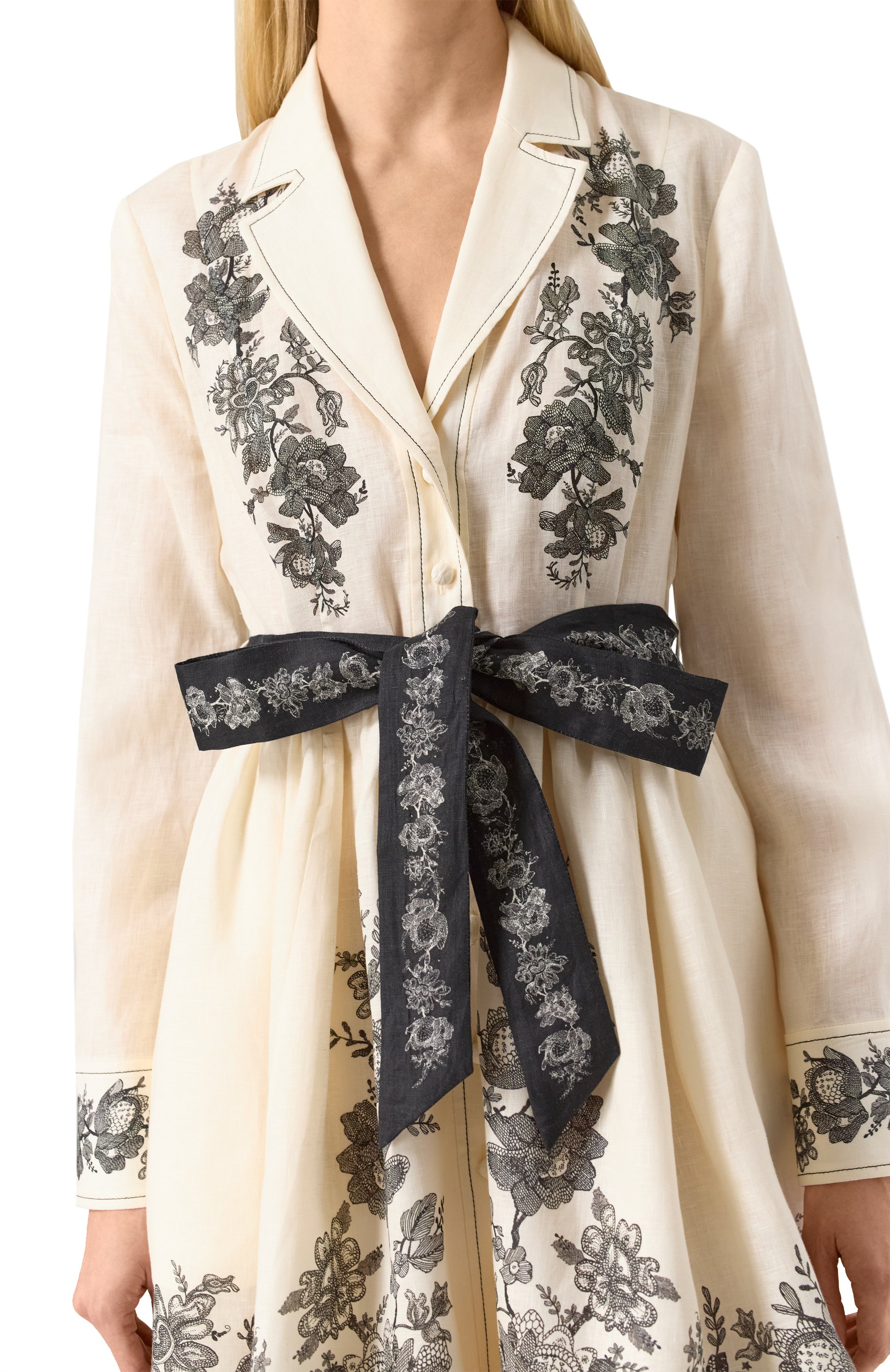 Льняное платье ZIMMERMANN, арт. 2406DR25R, фото 5