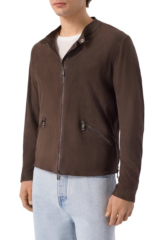 Замшевая куртка Giorgio Brato GU26S9208CMTM Коричневый  GU26S9208CMTM Фото 3