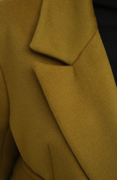 Пальто из шерсти и вискозы LESYANEBO зеленого цвета по цене 68000 руб., арт. FW20/H-405, фото 5 Пальто из шерсти и вискозы LESYANEBO, арт. FW20/H-405, фото 5