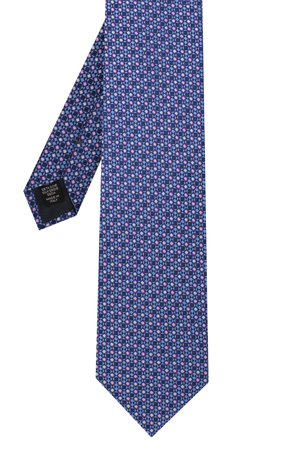 Шелковый галстук с узором ZEGNA, арт. Z3E08/1XW, фото 2