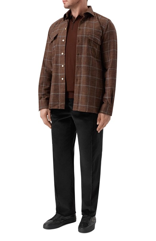 Вельветовые брюки Zilli CPA00FM013152010U_001 Чёрный  CPA00FM013152010U_001 Фото 2