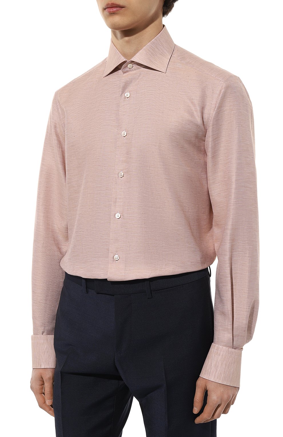 Сорочка из хлопка и шелка STEFANO RICCI, арт. MC000540/R2150, фото 4