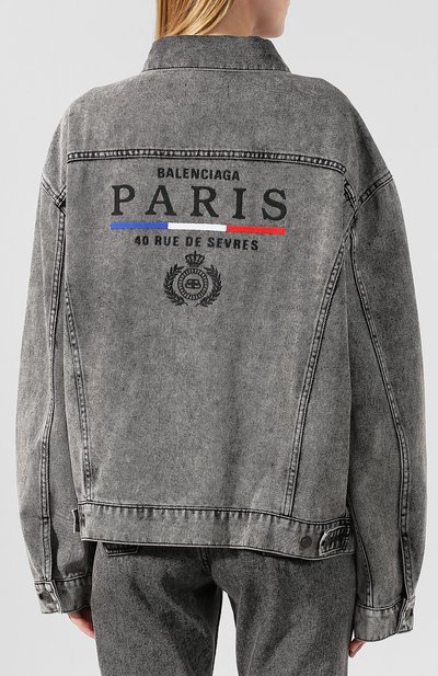 Джинсовая куртка BALENCIAGA, арт. 594387/TGW01, фото 4