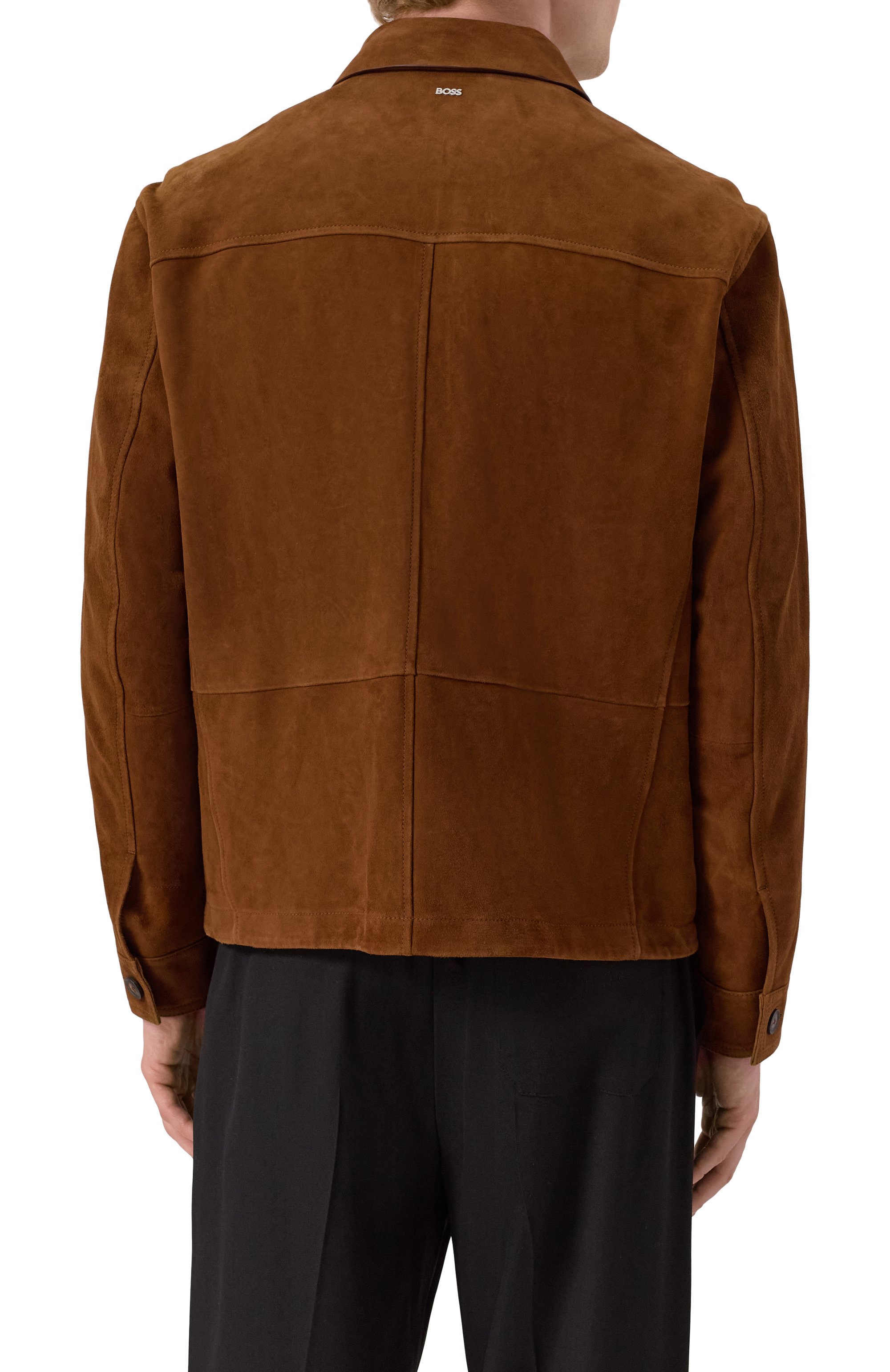 Замшевая куртка BOSS, арт. 50543204, фото 4