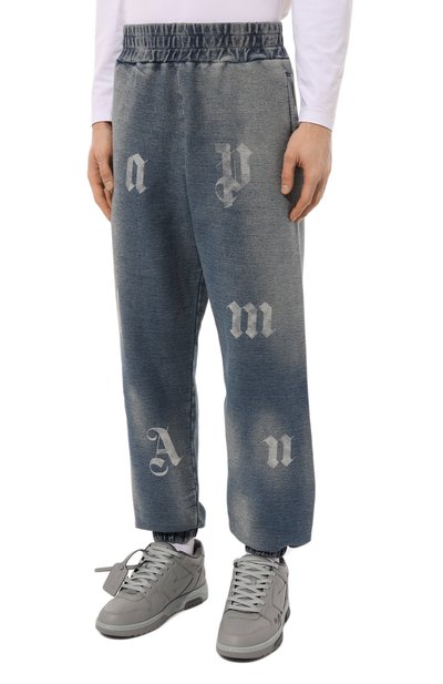 Хлопковые джоггеры PALM ANGELS, арт. PMCH027F24FAB001, фото 3