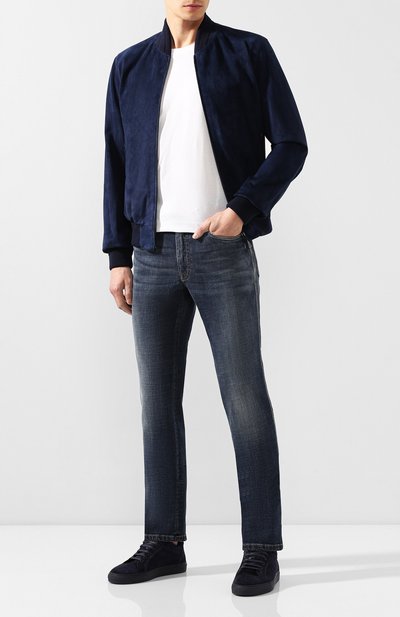 Джинсы BRIONI синего цвета по цене 76400 руб., арт. SPNJ00/08D13/STELVI0, фото 2 Джинсы BRIONI, арт. SPNJ00/08D13/STELVI0, фото 2