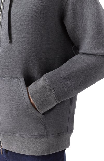 Толстовка из хлопка и шелка ZILLI, арт. SWS004M013989005U, фото 5