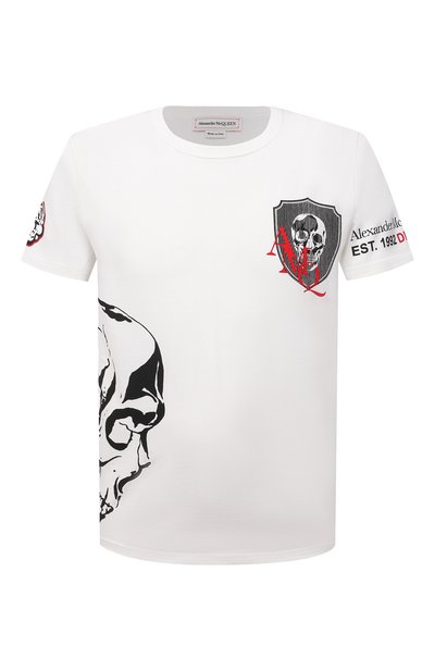Хлопковая футболка ALEXANDER MCQUEEN, арт. 650423/QQZ65, фото 1