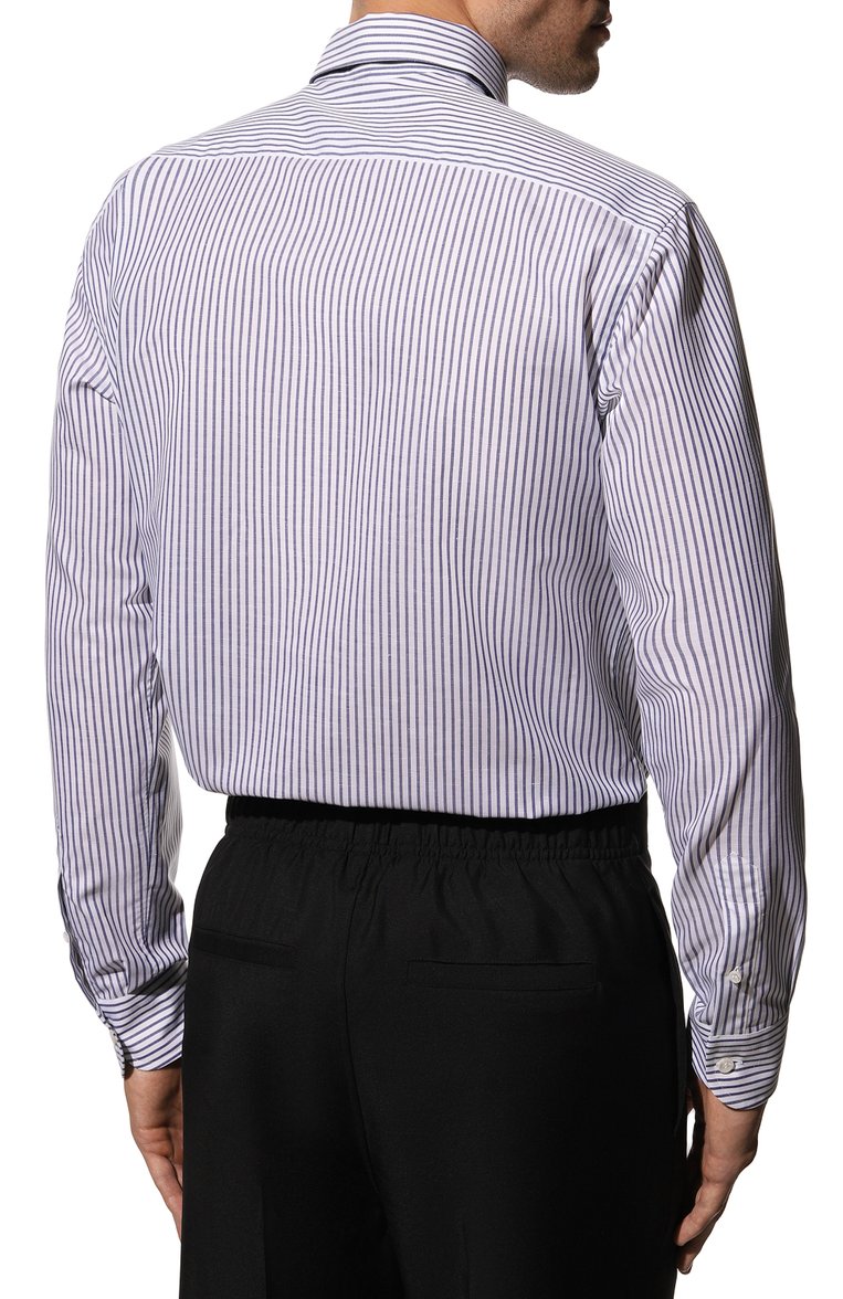Сорочка из хлопка и льна BRIONI, арт. RCB80M/P104U, фото 5