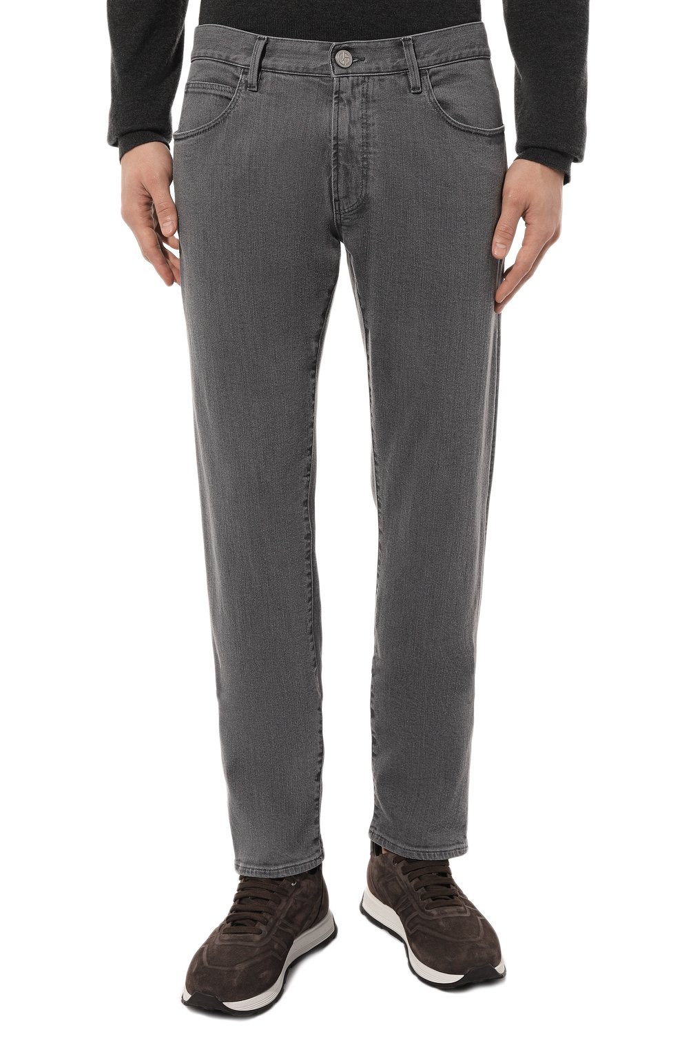 Джинсы GIORGIO ARMANI светло-серого цвета по цене 58850 руб., арт. 3LSJ15/SD2IZ, фото 3 Джинсы GIORGIO ARMANI, арт. 3LSJ15/SD2IZ, фото 3