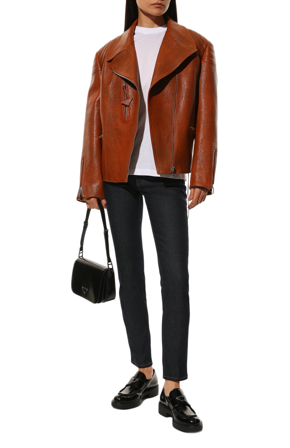 Хлопковая футболка PRADA, арт. 3593A-ILK-F0009-221, фото 2