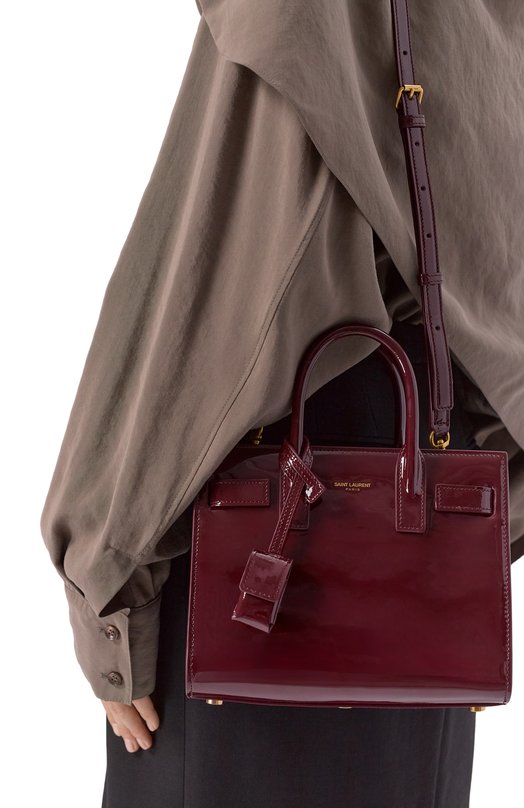 Сумка Sac De Jour Saint Laurent 398711/B870W Бордовый  398711/B870W Фото 2