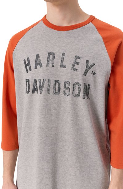 Хлопковый лонгслив HARLEY-DAVIDSON разноцветного цвета по цене 33920 руб., арт. 96076-23VM, фото 5 Хлопковый лонгслив HARLEY-DAVIDSON, арт. 96076-23VM, фото 5