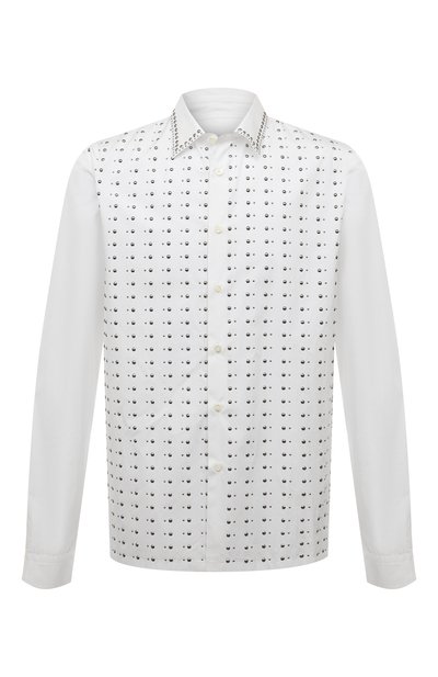 Мужская хлопковая рубашка PRADA, арт. UCN414-1LZC-F0009-221