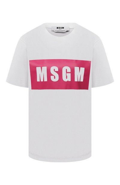 Женская хлопковая футболка MSGM, арт. 3241MDM520 227298