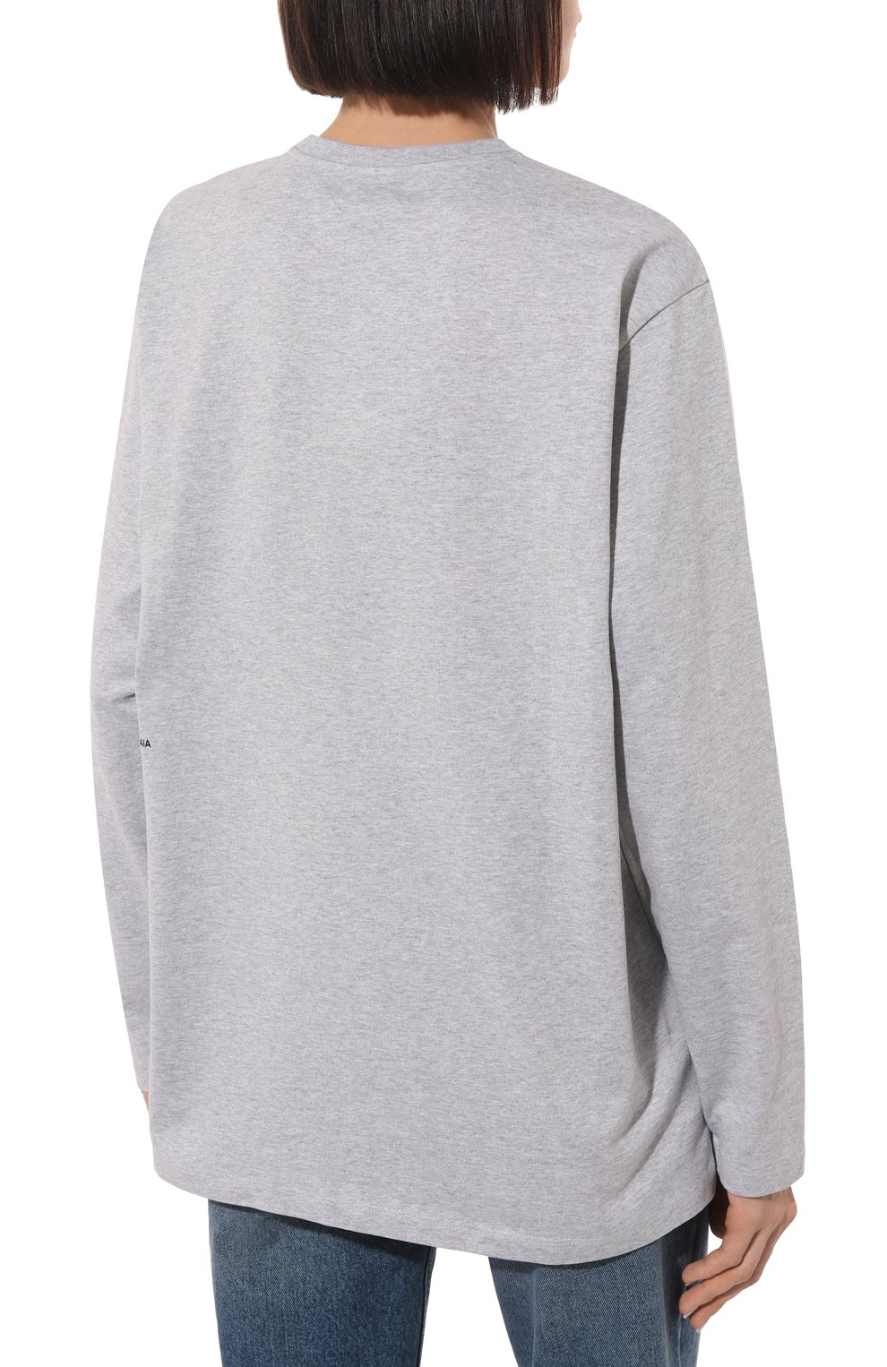 Хлопковый лонгслив PANGAIA, арт. SEAWEED FIBER LONG SLEEVE T, фото 4