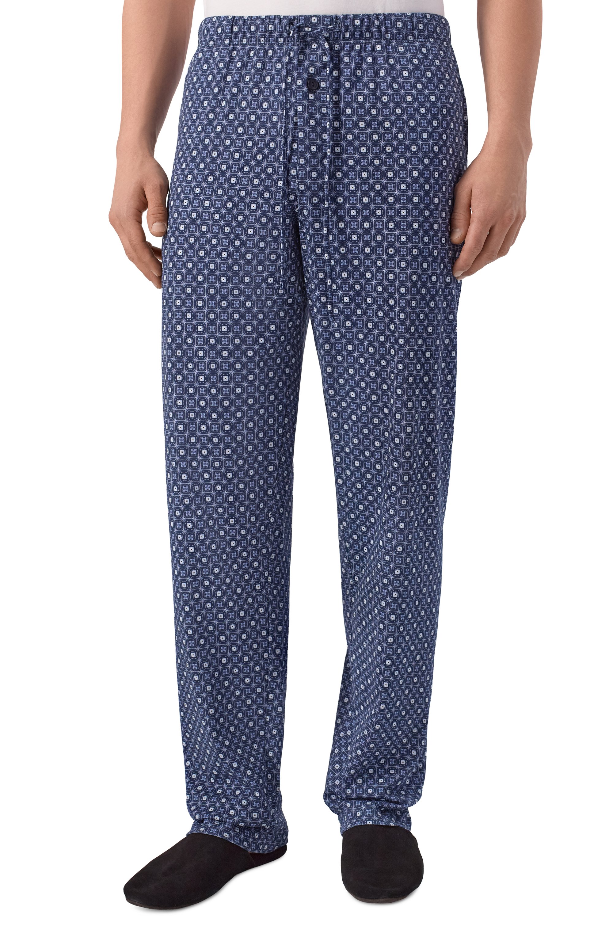 Хлопковые домашние брюки HANRO, арт. 075216,  фото 3