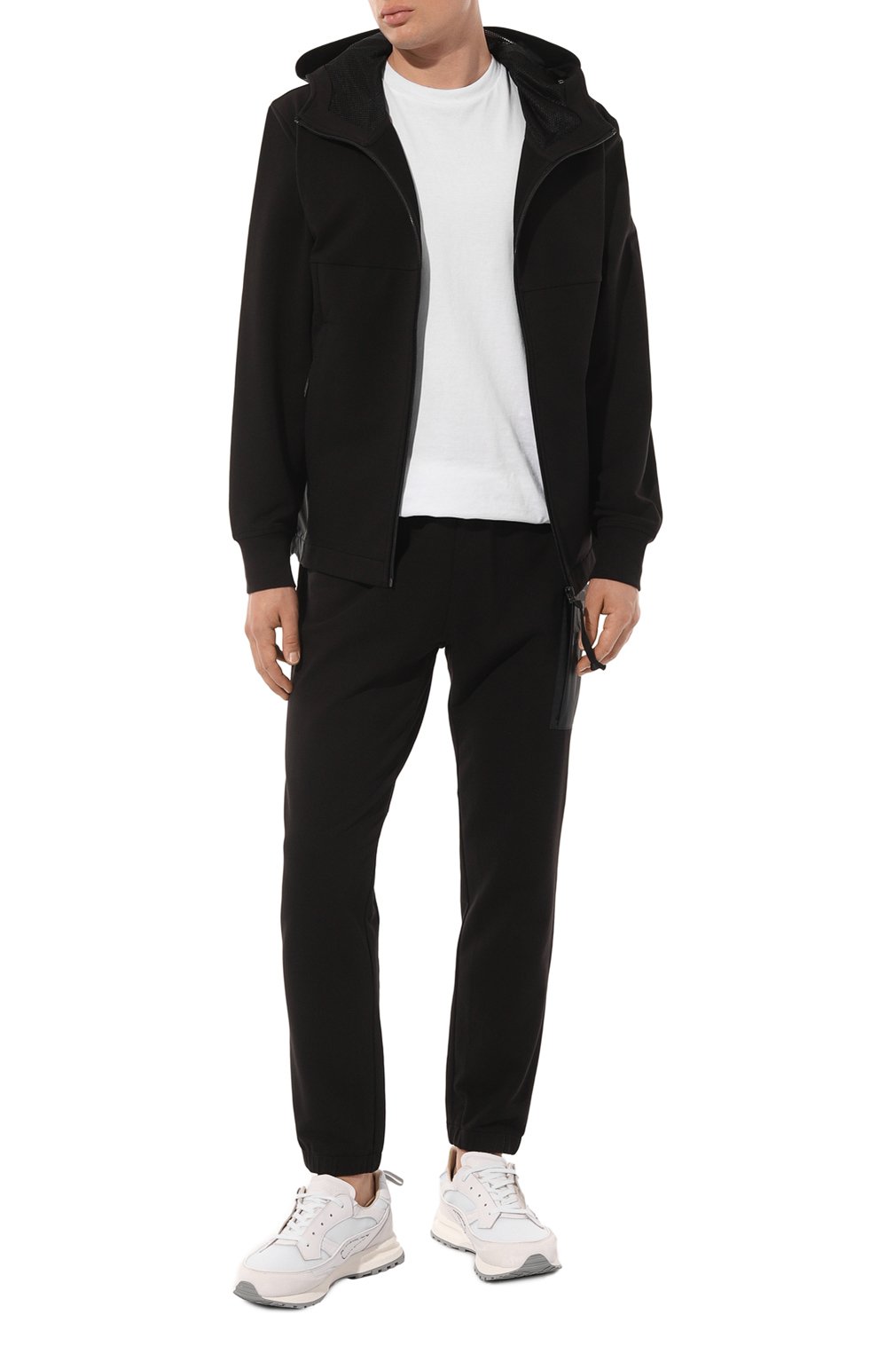 Хлопковые джоггеры C.P. COMPANY, арт. 15CLSP003A006452M, фото 2