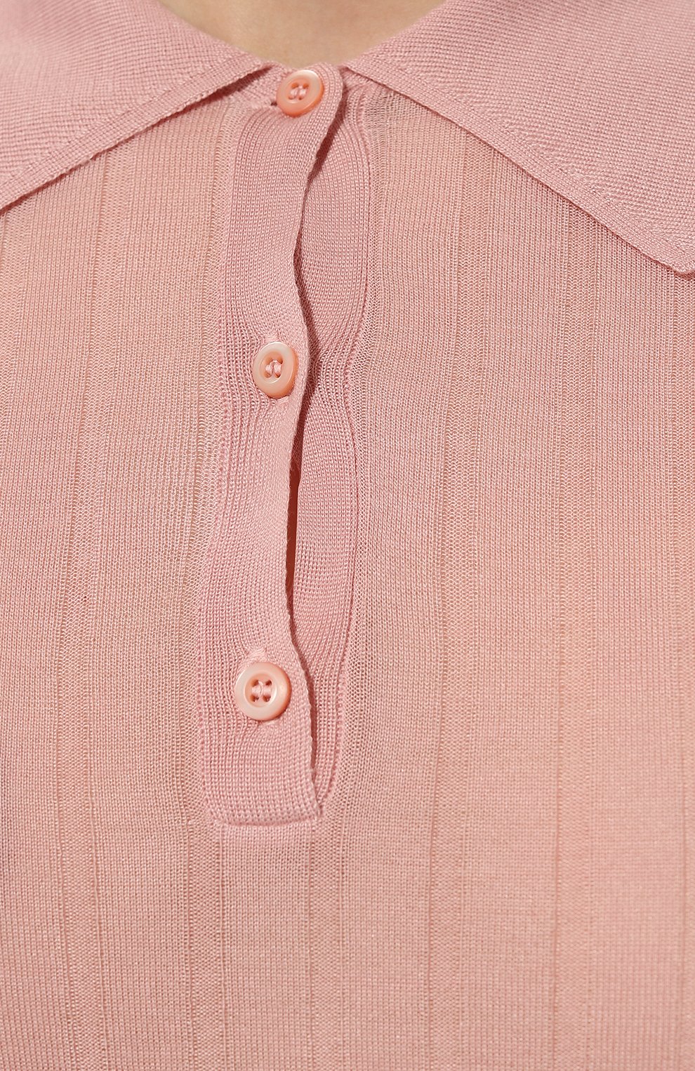 Поло из кашемира и шелка PRADA, арт. P24A1O-5U4-F0405-201, фото 5