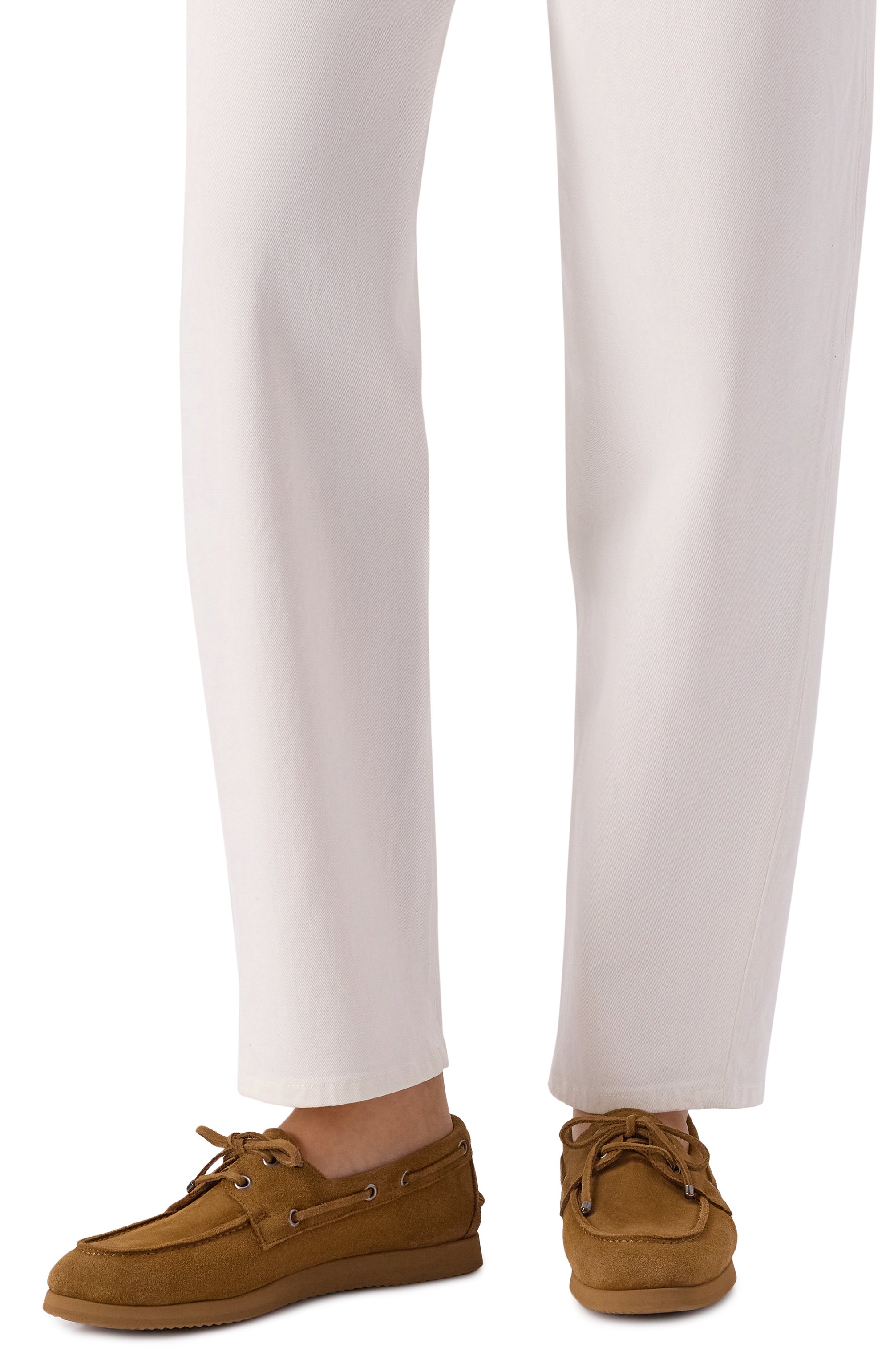 Замшевые топсайдеры KITON, арт. D61810N01436, фото 2