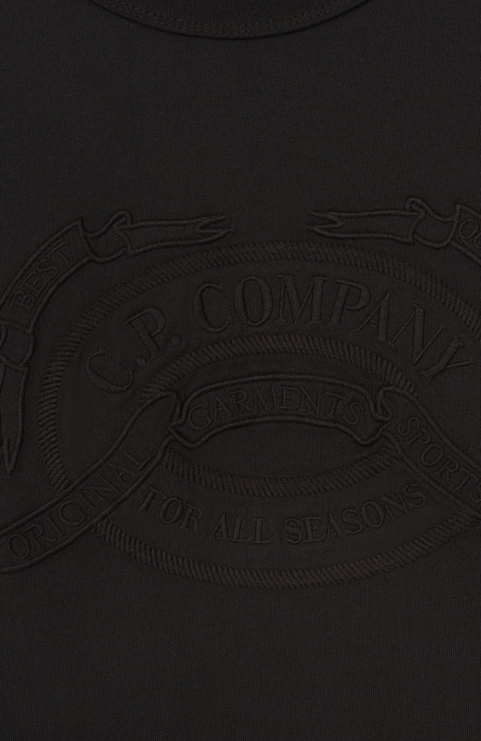Хлопковая футболка C.P. COMPANY, арт. CUM016/LAC04_001, фото 3