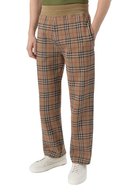 Хлопковые брюки BURBERRY бежевого цвета по цене 116500 руб., арт. 8102887, фото 3 Хлопковые брюки BURBERRY, арт. 8102887, фото 3