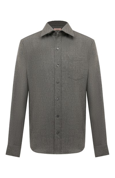 Мужская рубашка из шерсти и кашемира AGNONA, арт. TD08U3E/UW035E