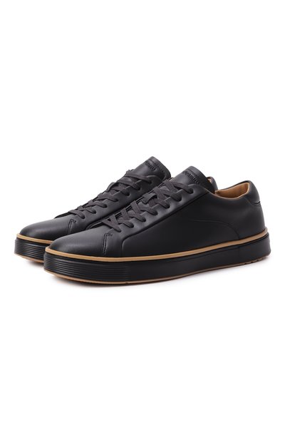 Мужские кожаные кеды EMPORIO ARMANI, арт. EM003081/AF18228