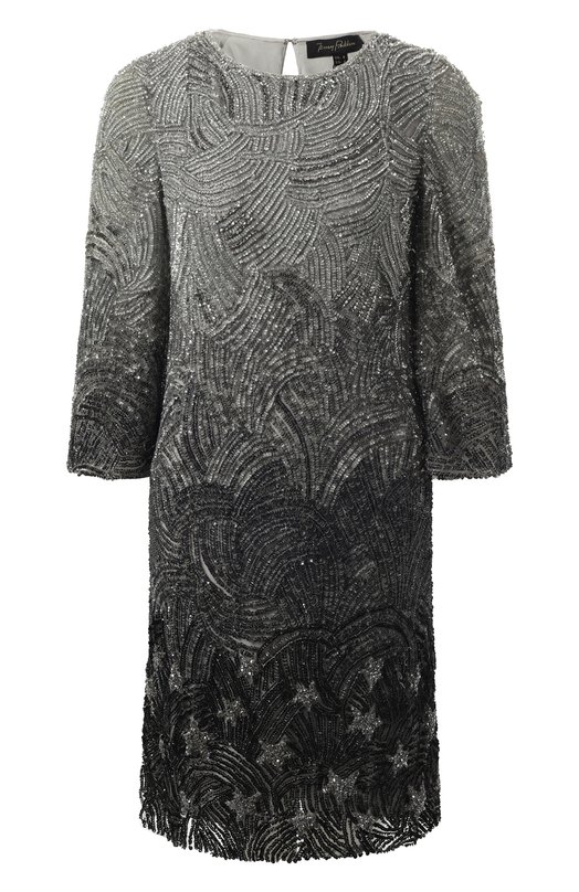 

Платье с отделкой пайетками Jenny Packham, Серый