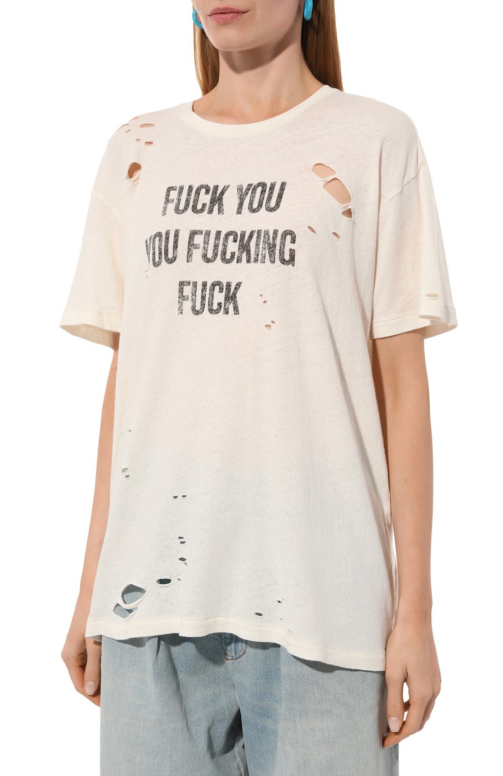 Хлопковая футболка R13, арт. R13W3949-04, фото 3